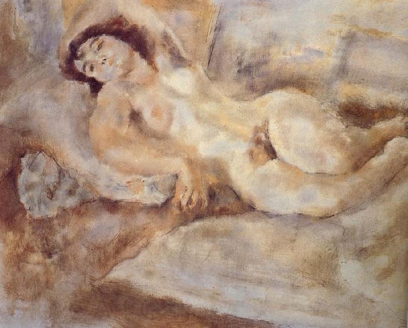 Jules Pascin Accumbent Mary Norge oil painting art